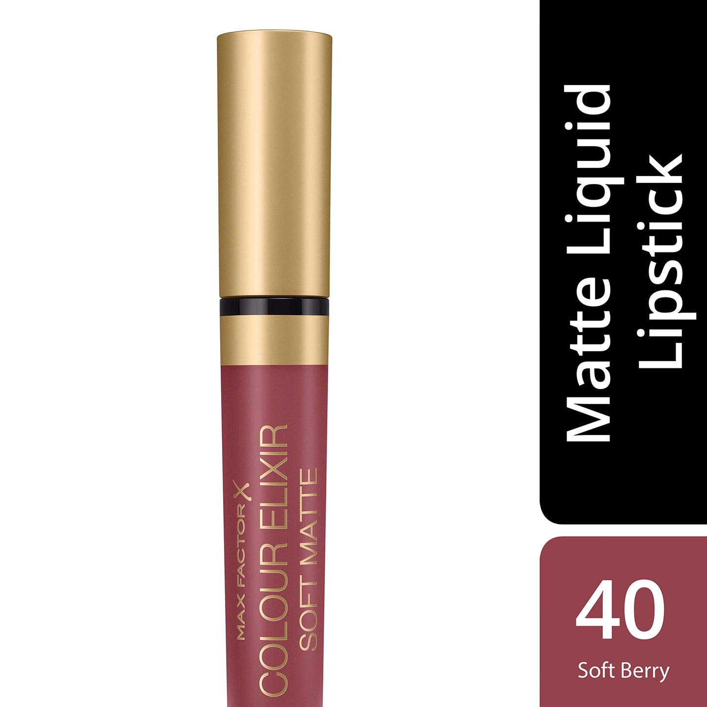 Max Factor Colour Elixir Soft Matte Lipstick 040 Soft Berry 4ml Lightweight Finish